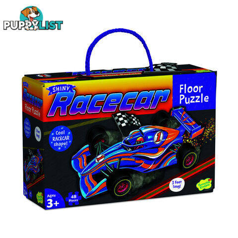 Floor Puzzle - Race Car Shiny - Peaceable Kingdom