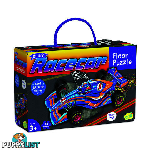 Floor Puzzle - Race Car Shiny - Peaceable Kingdom