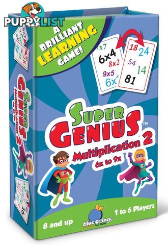 Super Genius - Multiplication 2 - Blue Orange Games - 803979013077