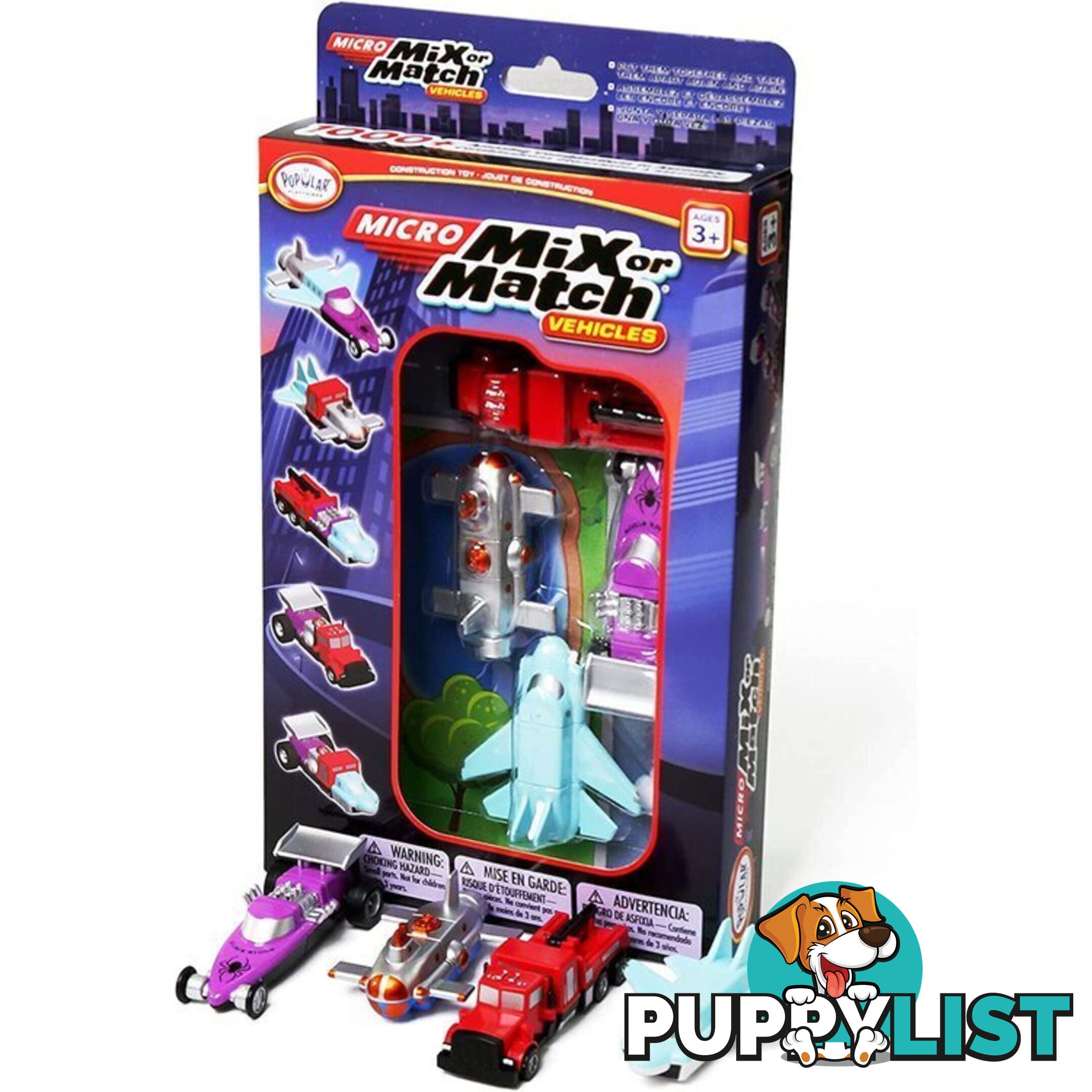 Micro Mix or Match Vehicles | Set 3 - Popular Playthings