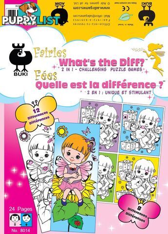 Buki Fairies - What's the diff? 2 in 1 - Buki Toys