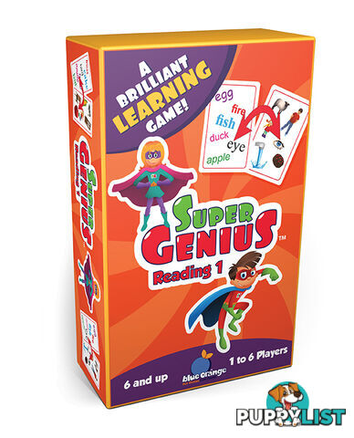 Super Genius - Reading 1 - Blue Orange Games - 803979013039