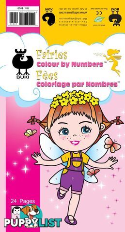 Buki Fairies - Colour by Numbers - Buki Toys