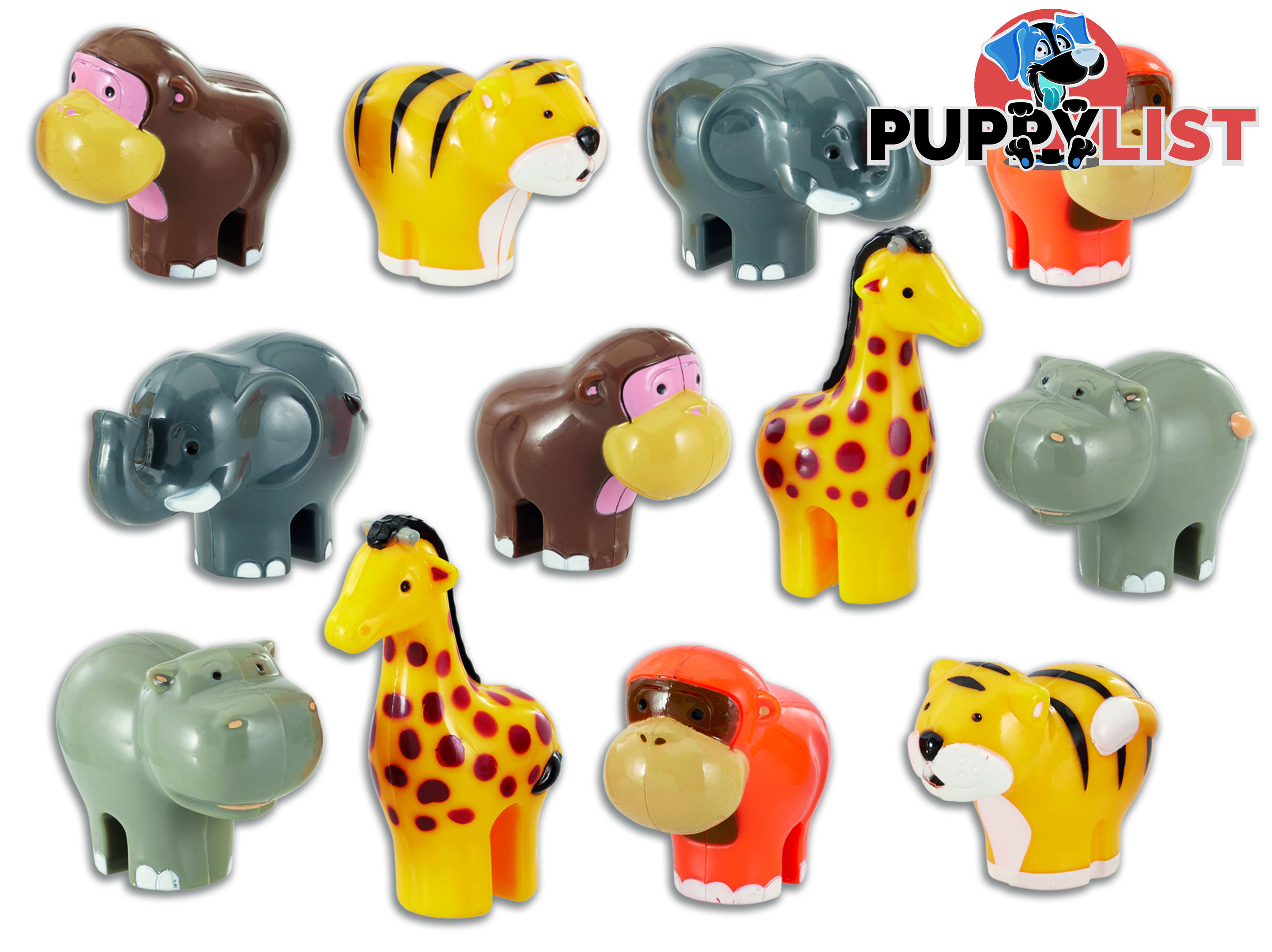 Wild Animal set - 12 pcs - WOW Toys - 5033491030251