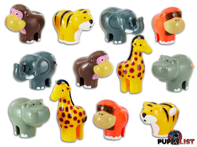 Wild Animal set - 12 pcs - WOW Toys - 5033491030251