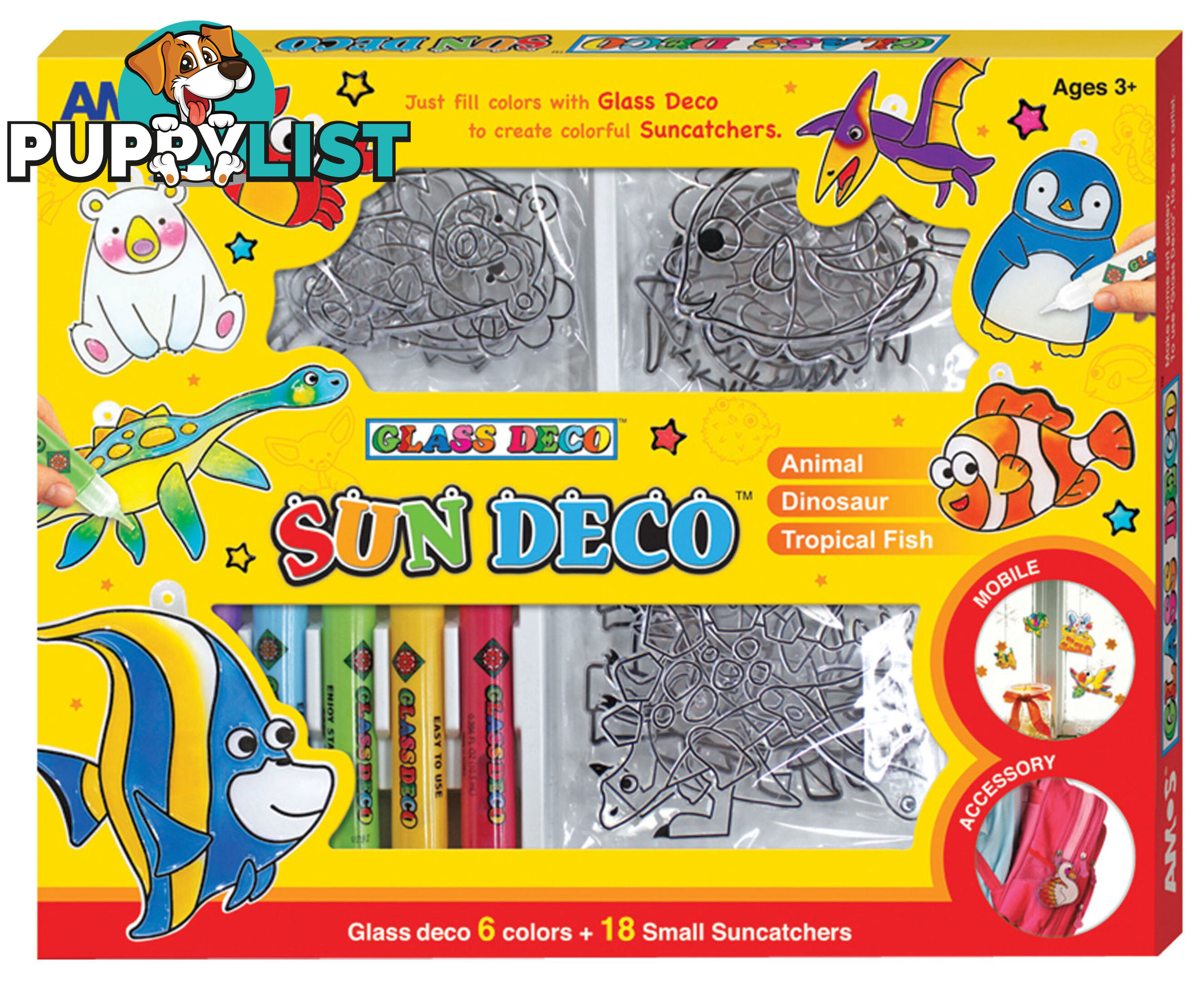 Suncatcher Pack - 18 Suncatchers - Amos