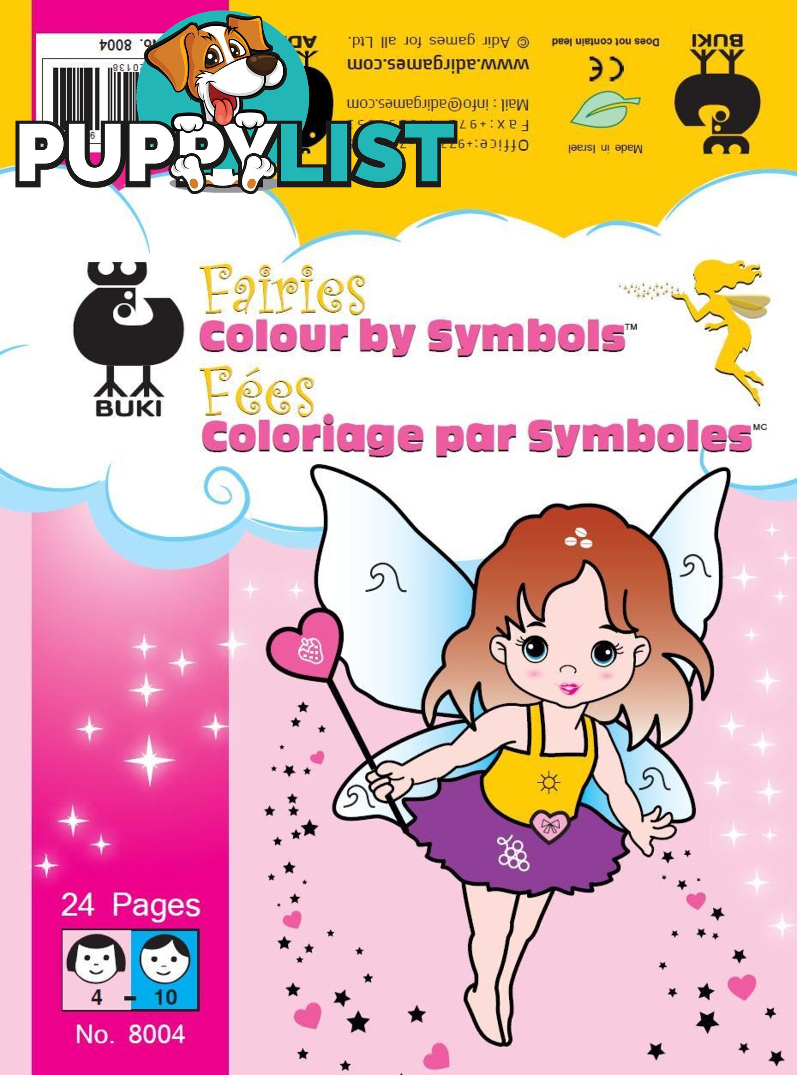 Buki Fairies - Colour by Symbols - Buki Toys