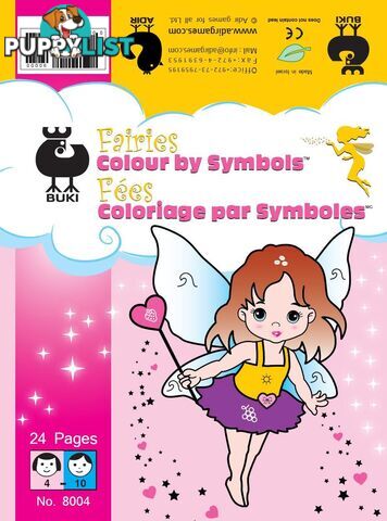 Buki Fairies - Colour by Symbols - Buki Toys