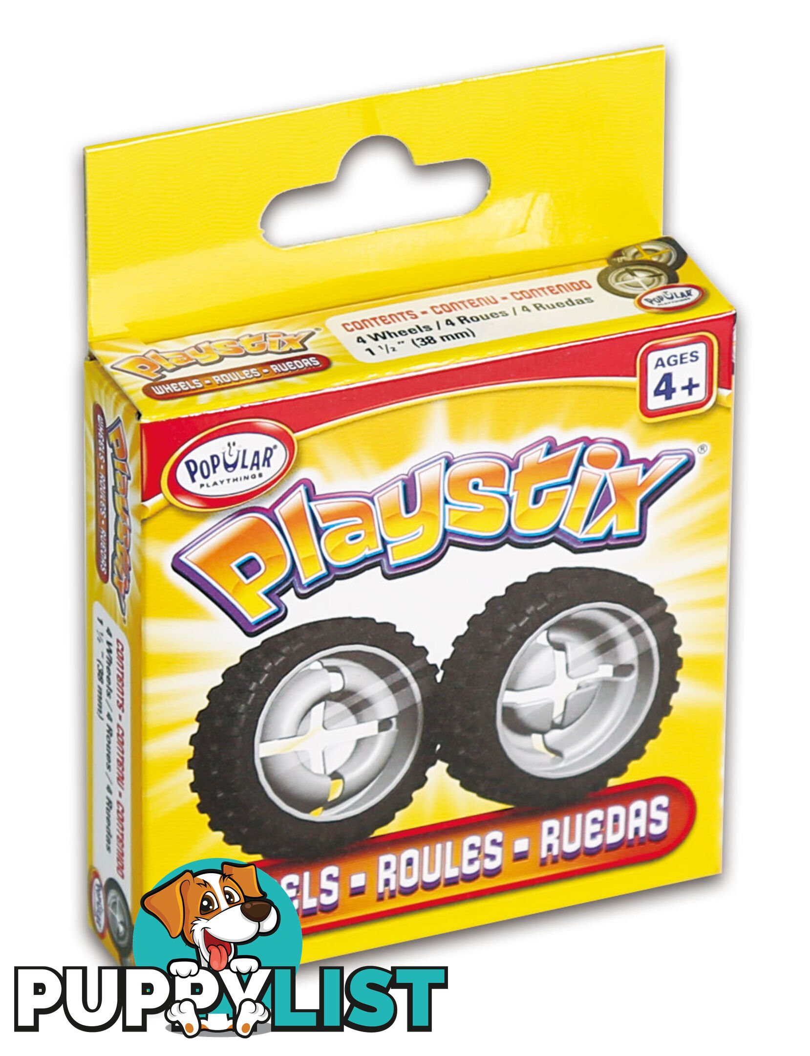 Playstix Master Wheels Set of 4 - Popular Playthings - 755828900321