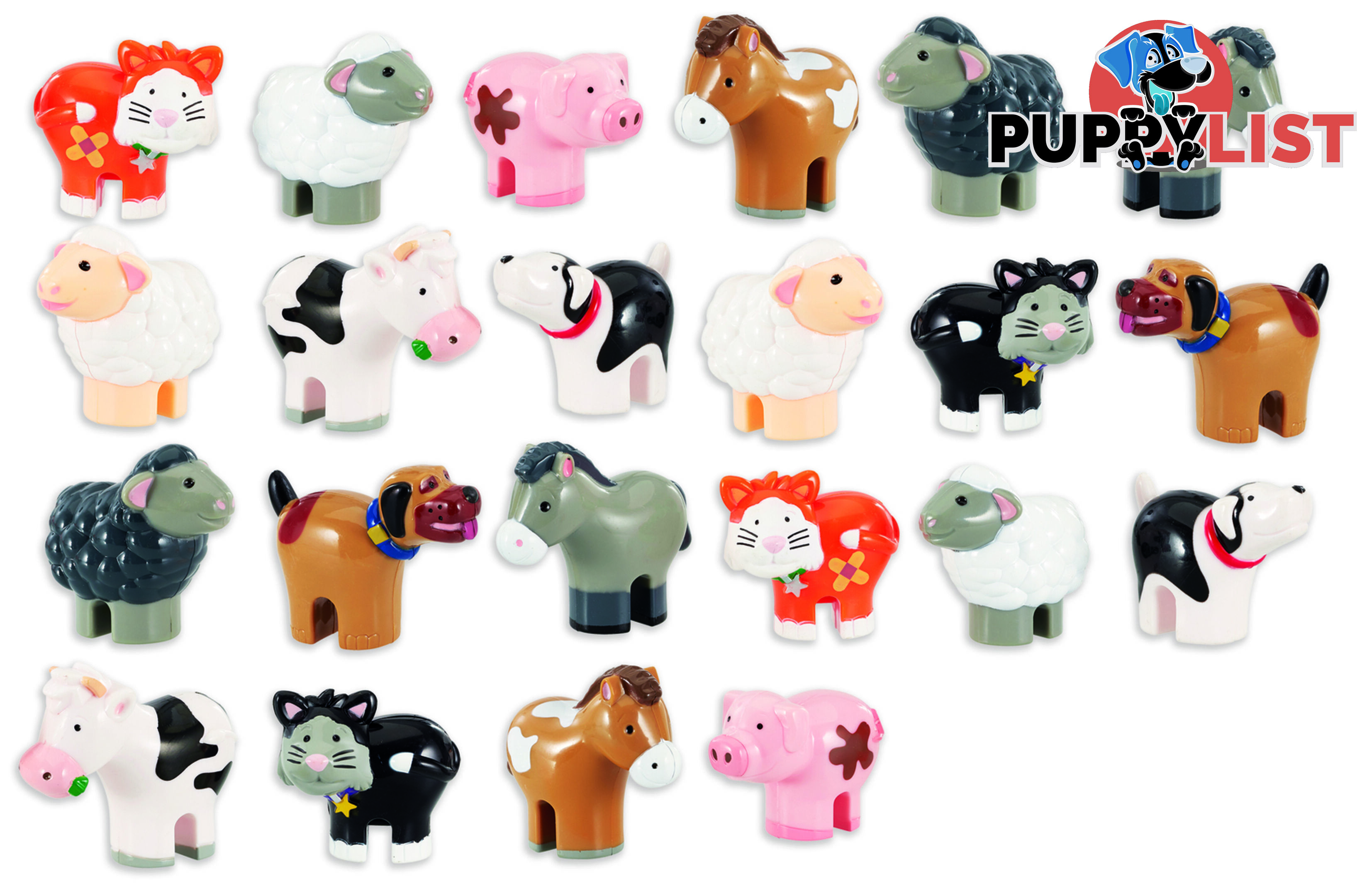 Farm Animal set - 22 pcs - WOW Toys - 5033491030206