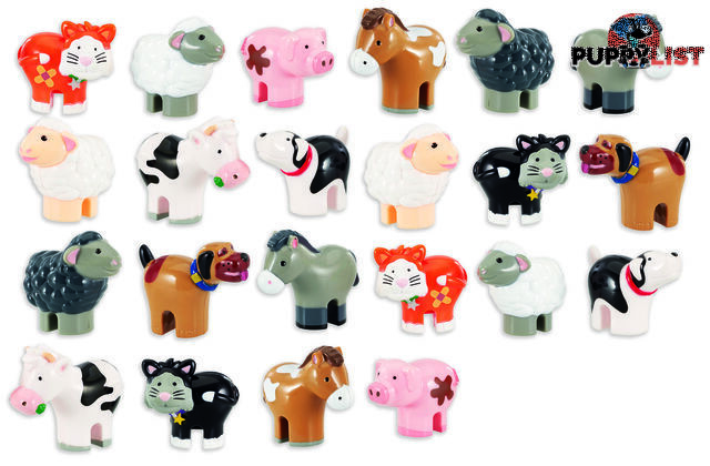 Farm Animal set - 22 pcs - WOW Toys - 5033491030206