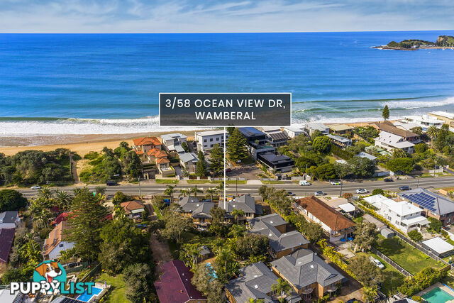 3/58 Ocean View Drive WAMBERAL NSW 2260