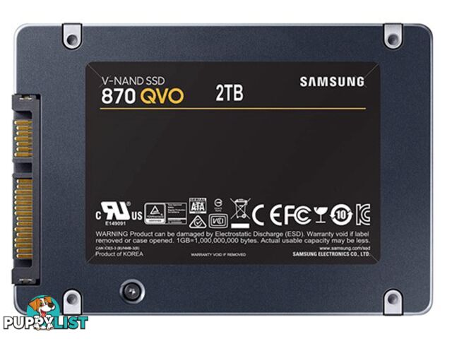 2TB Samsung MZ-77Q2T0BW 870 QVO - Samsung 2.5" SATA III SSD - Free Shipping In Australia