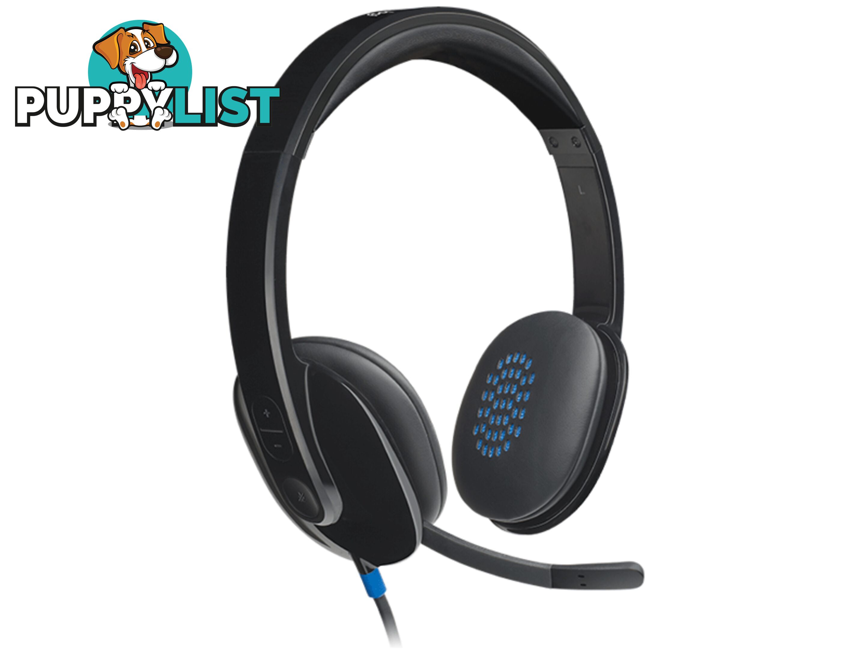 Logitech 981-000482 H540 USB Headset H540 Black