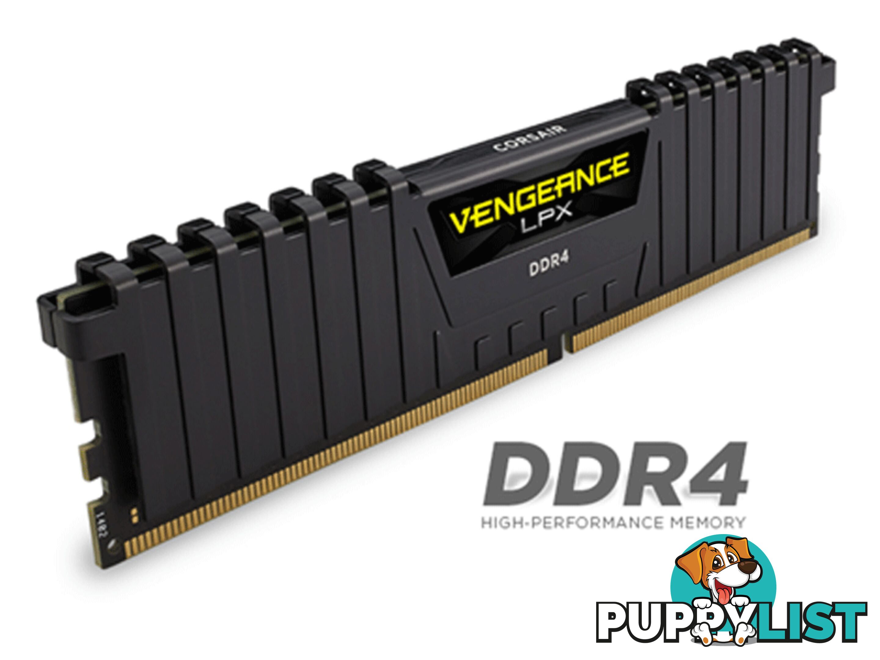 8GB (1x8GB) Corsair CMK8GX4M1A2666C16 Vengeance LPX DRAM