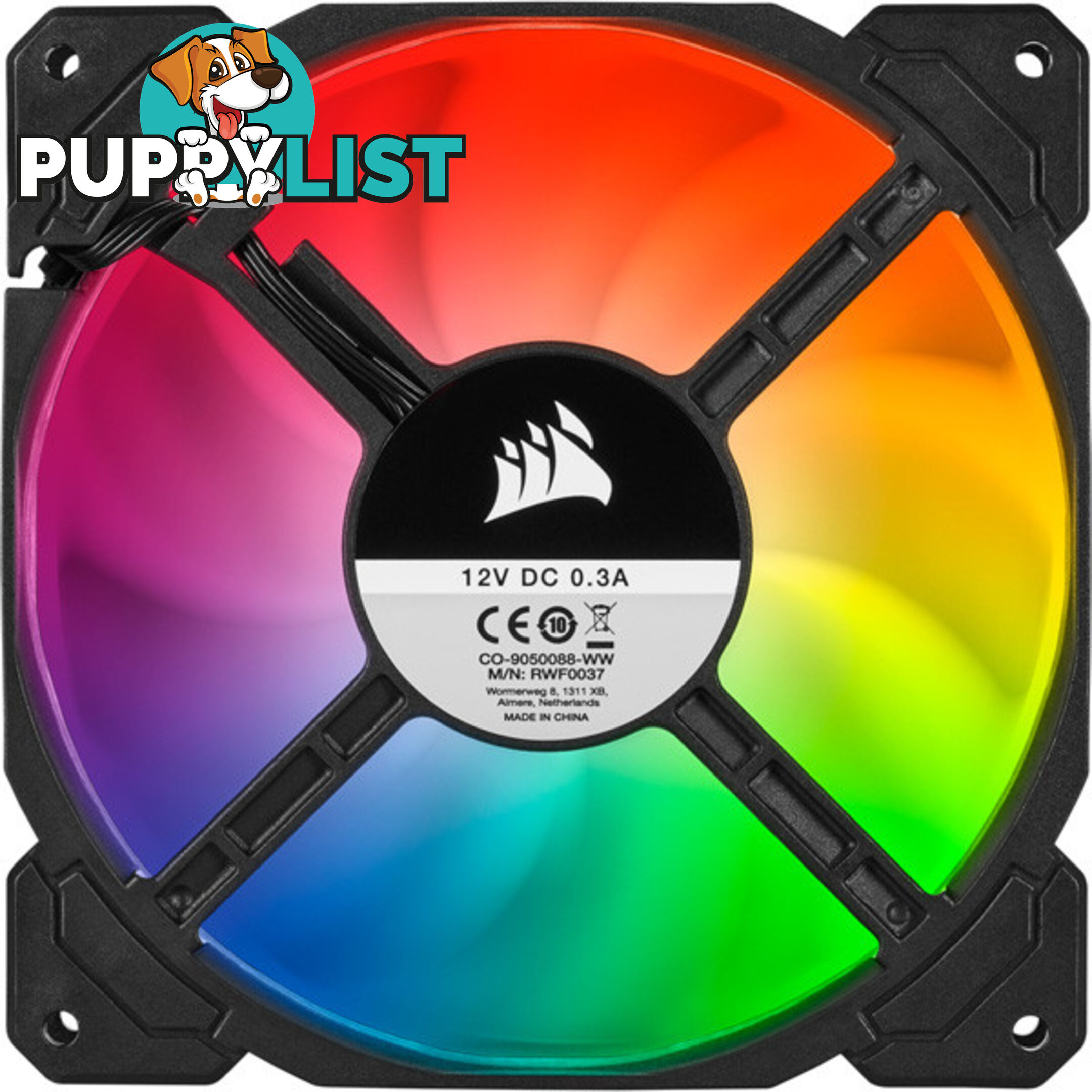 Corsair CO-9050095-WW iCUE SP140 RGB PRO Performance 140mm Fan