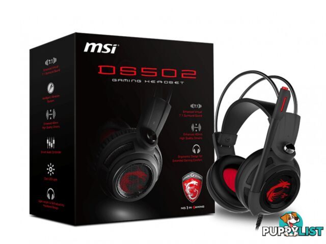 MSI DS502 S37-2100910-SV1 GAMING HEADSET