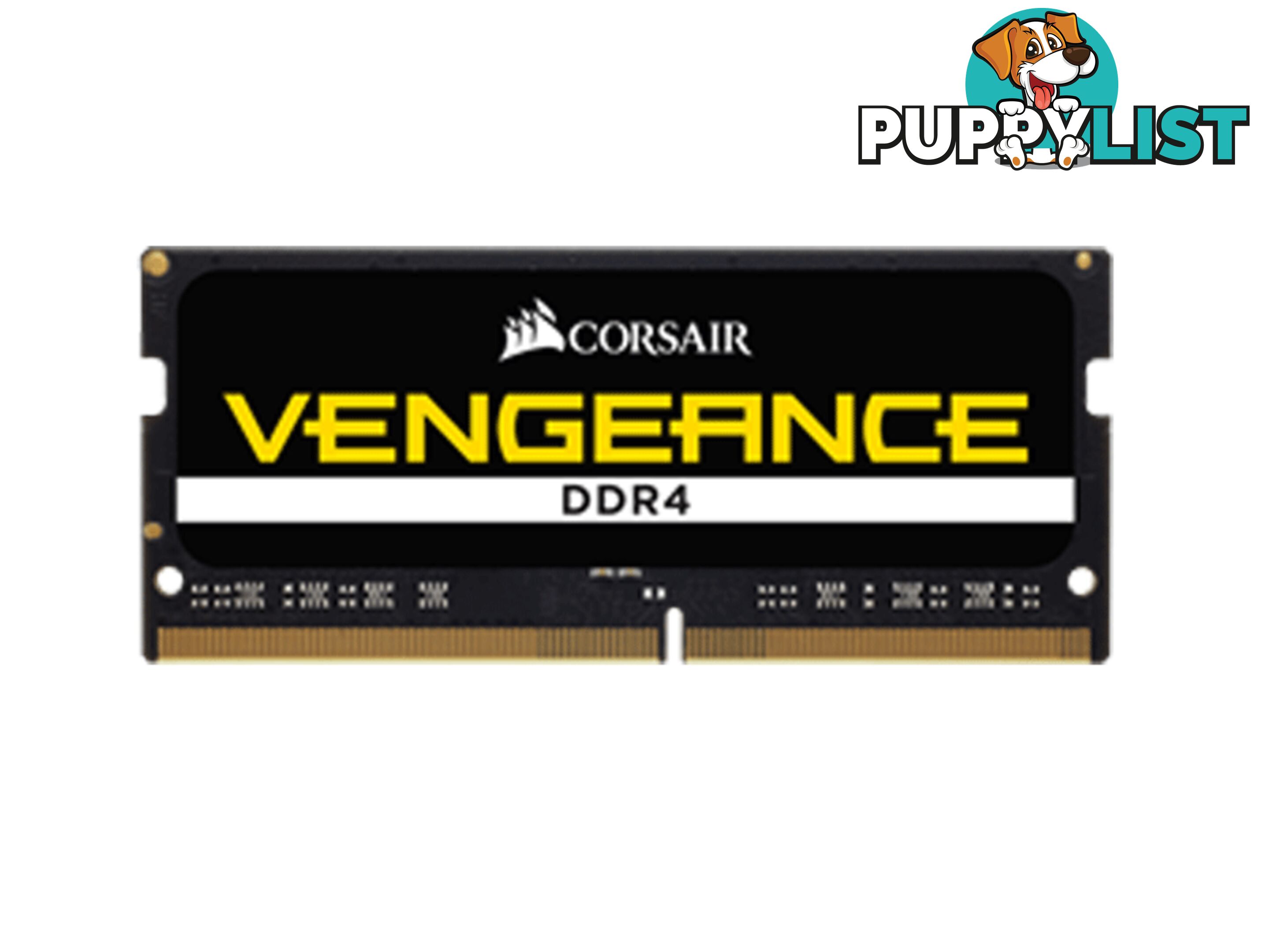 16GB (2x8GB) Corsair CMSX16GX4M2A2400C16 Vengeance Black DRAM