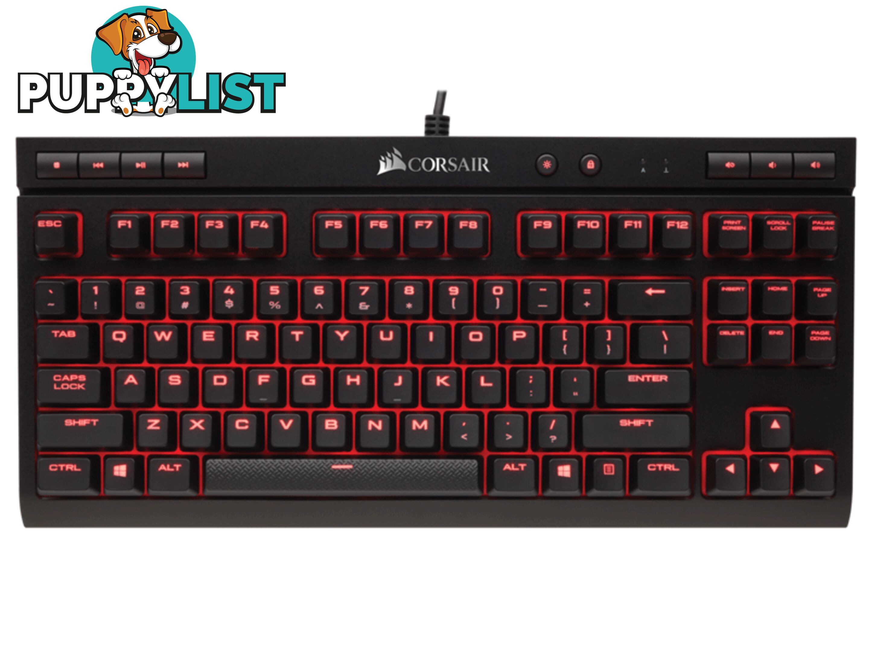 Corsair Gaming K63 CH-9115020-NA Compact Mechanical Keyboard