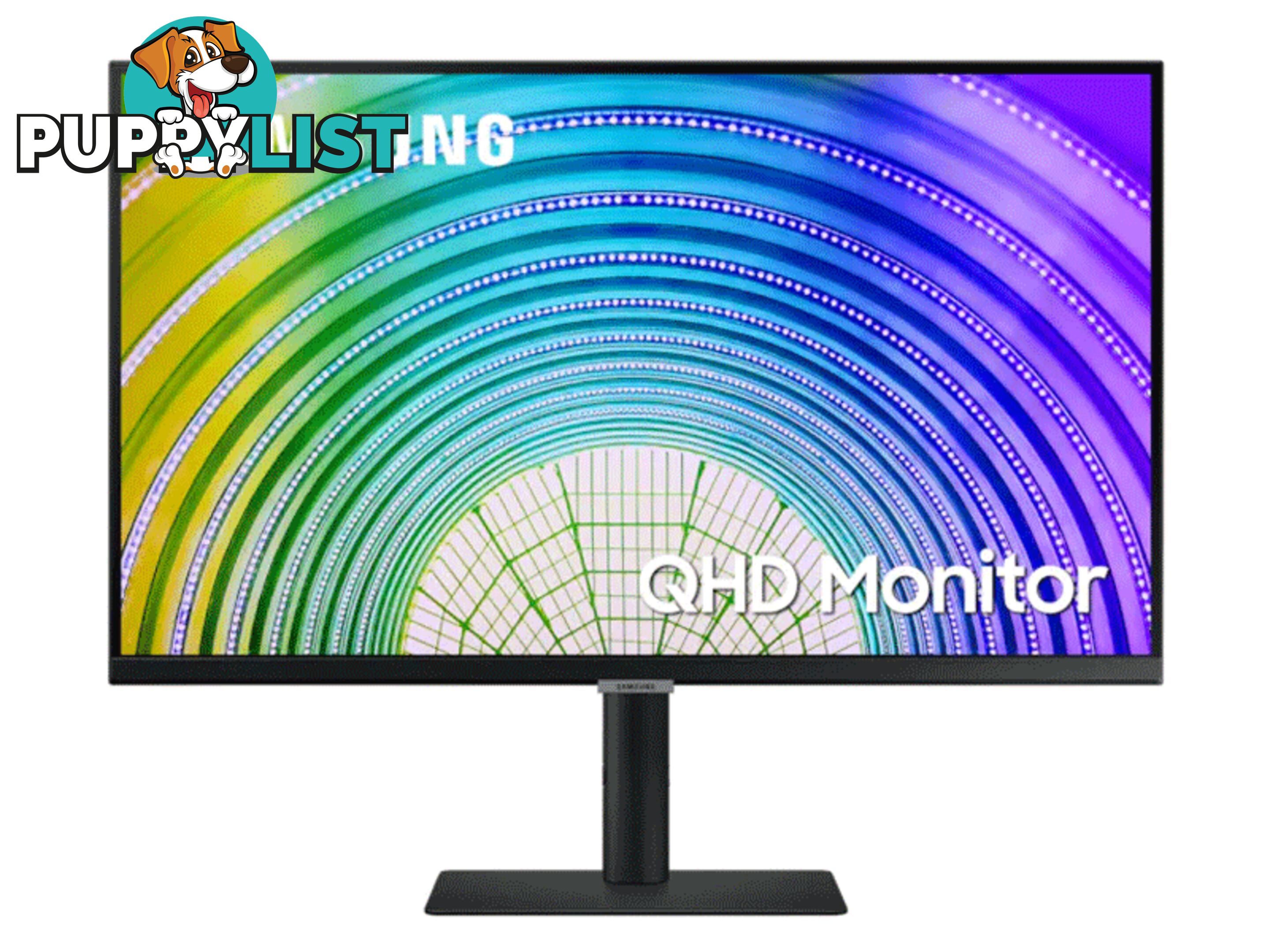 SAMSUNG S6U 27" LS27A600UUEXXY FLAT IPS QHD Monitor Free Shipping In Australia