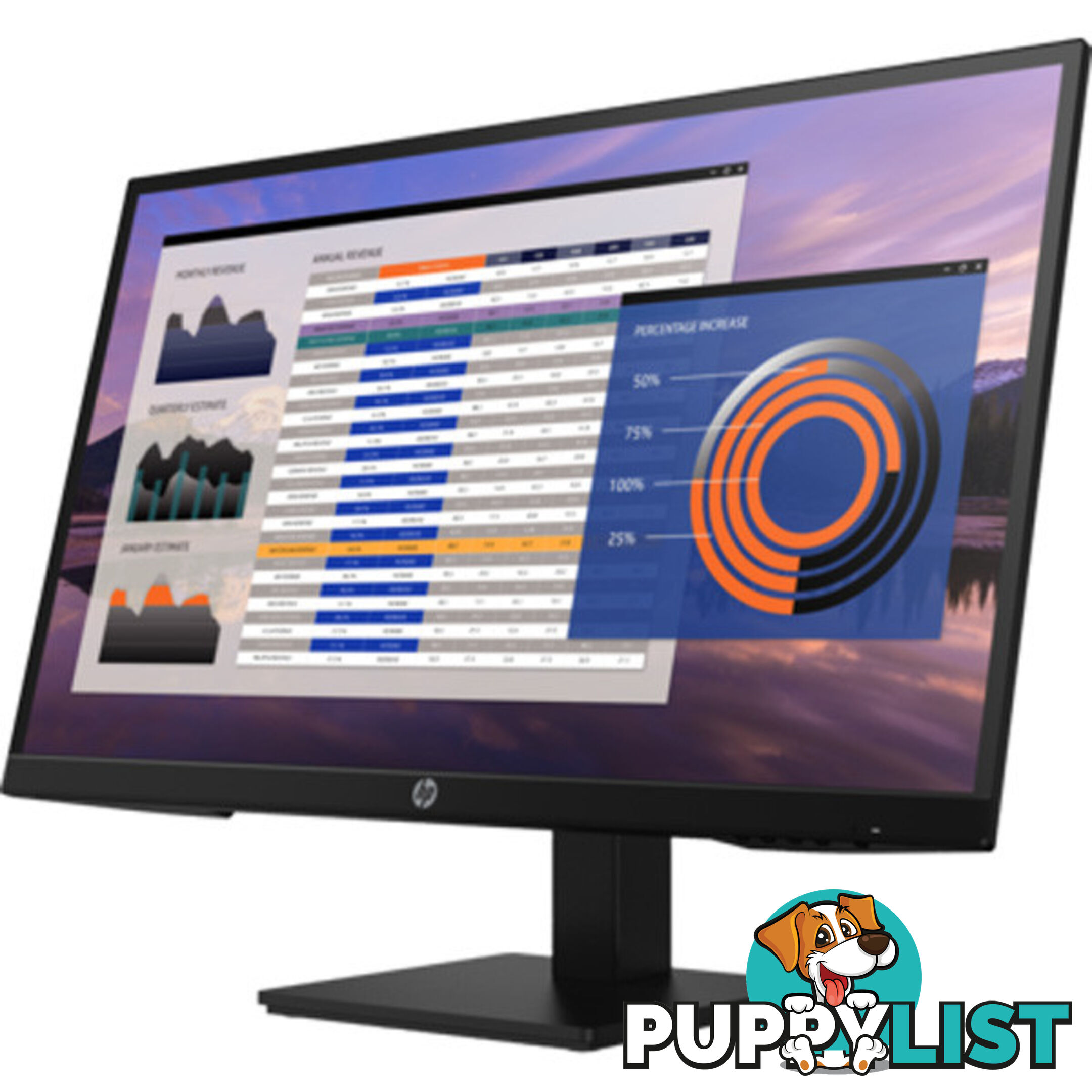 HP P27H (7VH95AA) G4 - 27" Height Adjust Monitor