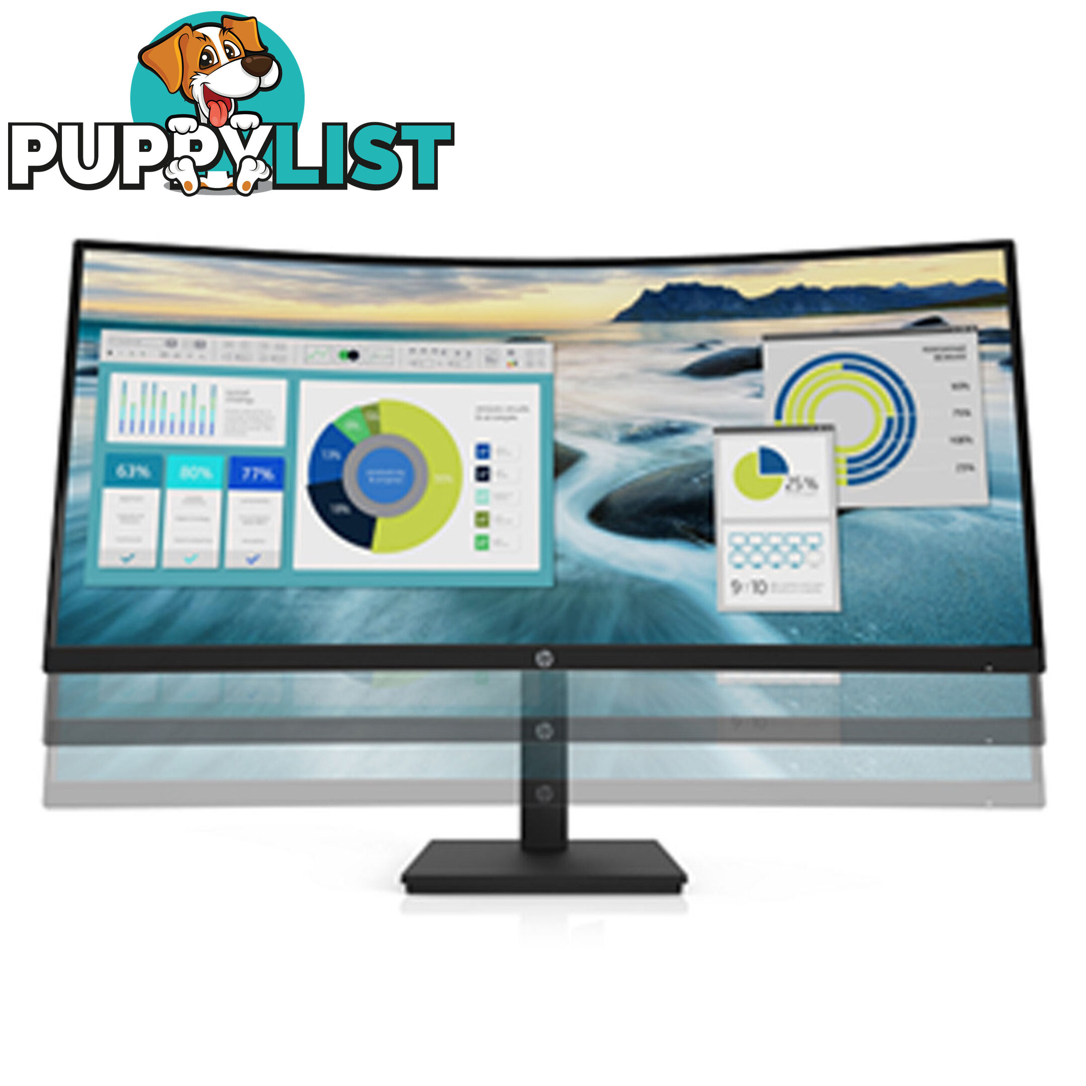 HP P34HC G4, 34" 21Y56AA WQHD CURVED MONITOR Free Shipping In Australia