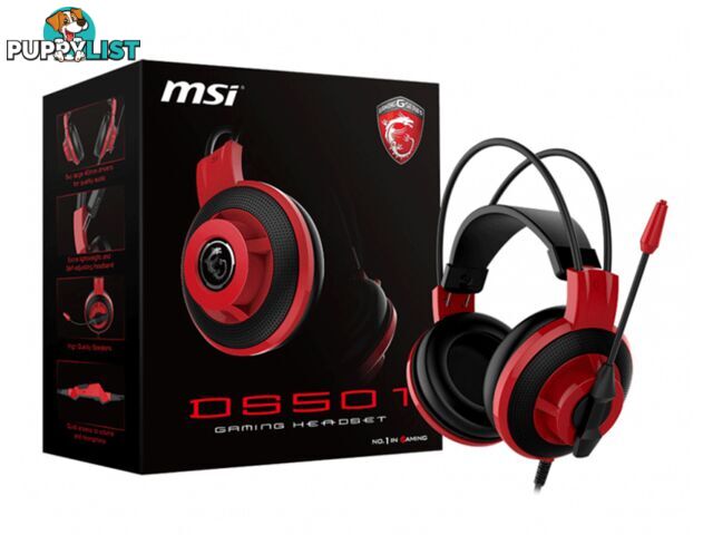 MSI DS501 GAMING HEADSET S37-2100920-SV1