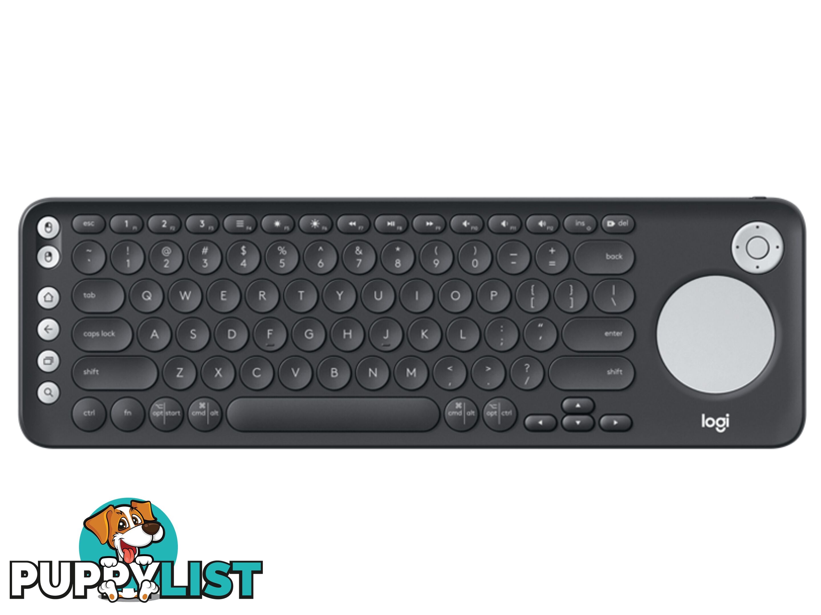 Logitech 920-008843 K600TV-TV Keyboard with Integrated Touchpad and D-pad