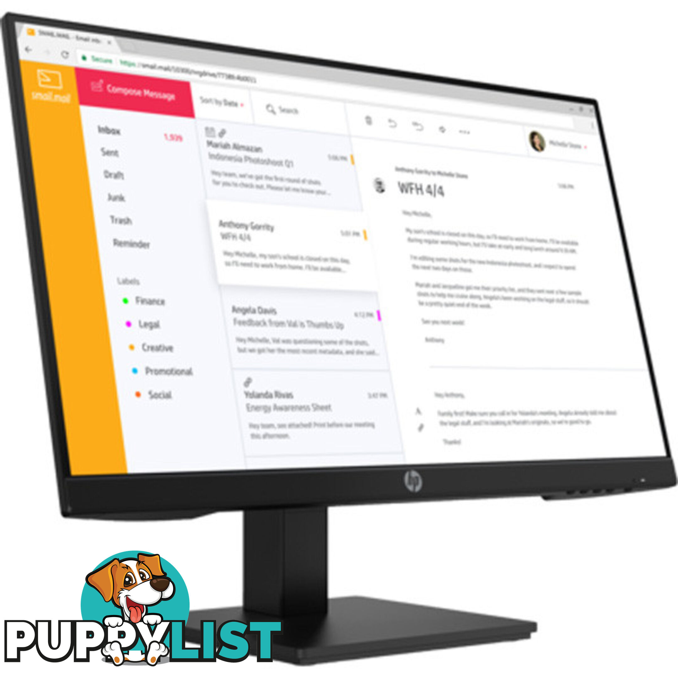 HP P24H (7VH44AA) G4 23.8" Height Adjust Monitor