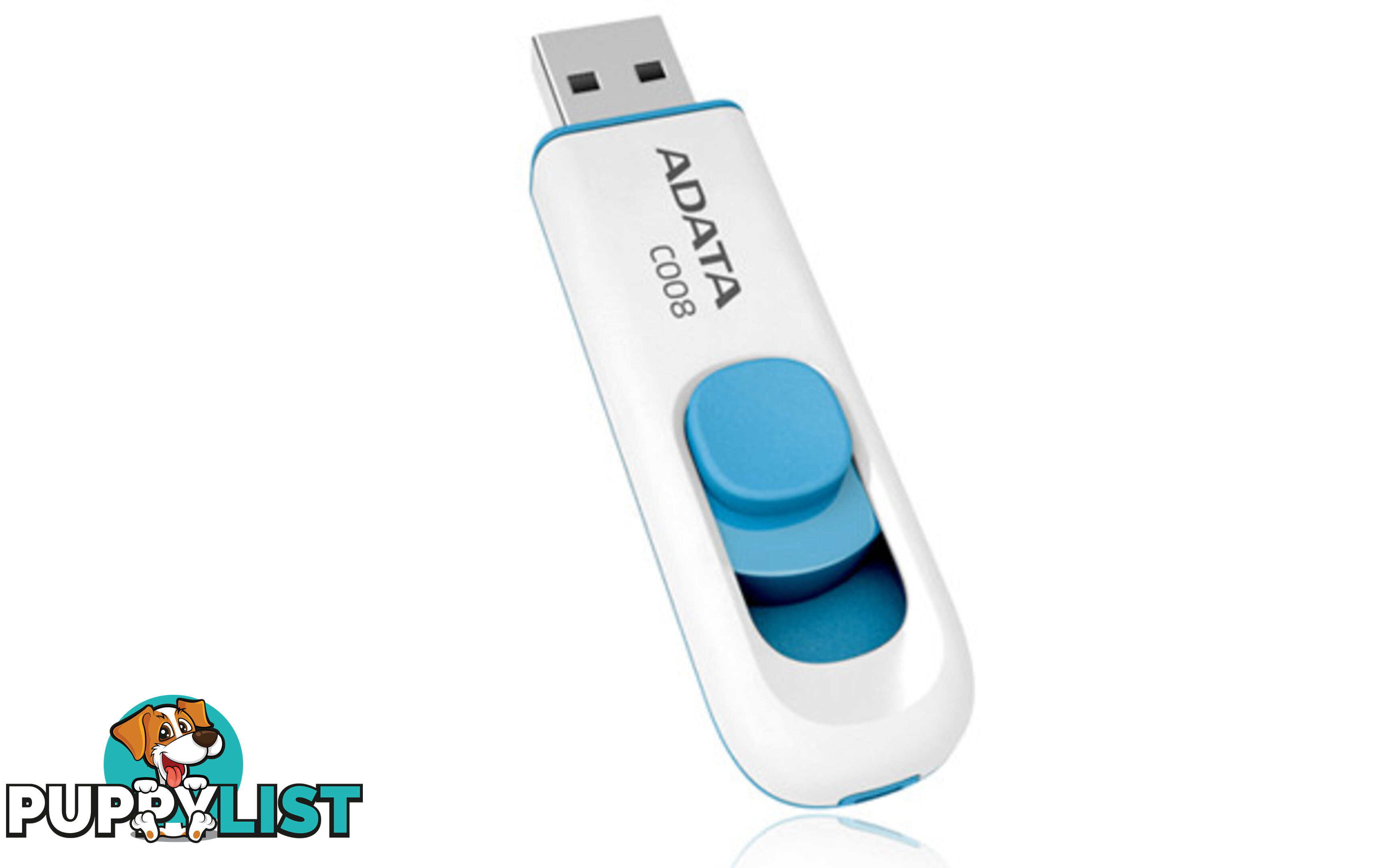 32GB ADATA C008 WHITE FLASH DRIVE USB 2.0