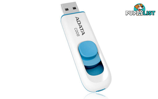 32GB ADATA C008 WHITE FLASH DRIVE USB 2.0