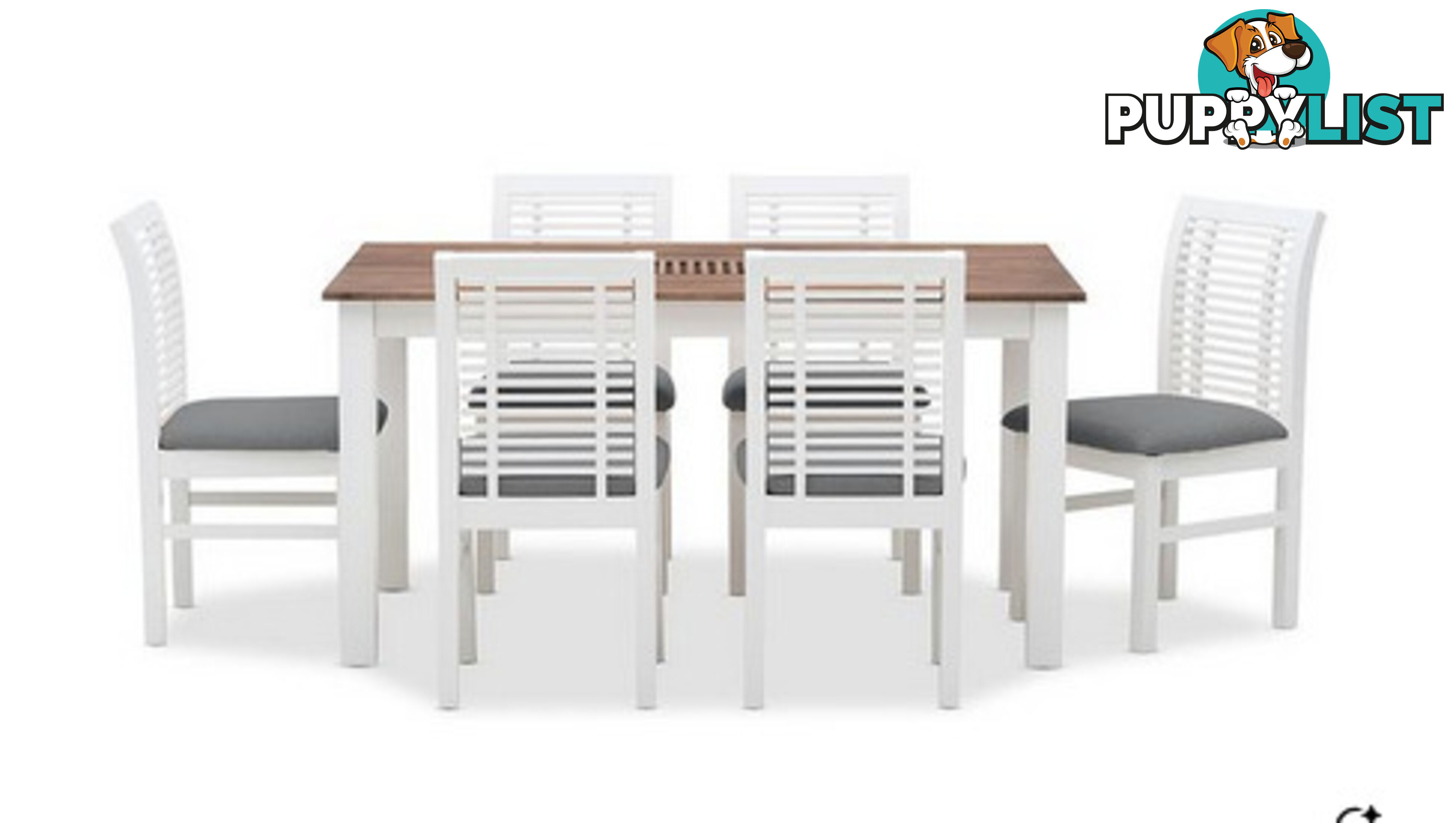 Amart Brand New in Box Dining Table. Also 6 Dining Chairs(used in great condition). 