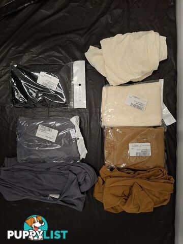 BNWT Clothes, Scarves, Belts, Pants, Tops, Dresses - Store closed down.  Bargain over 135 pieces. 