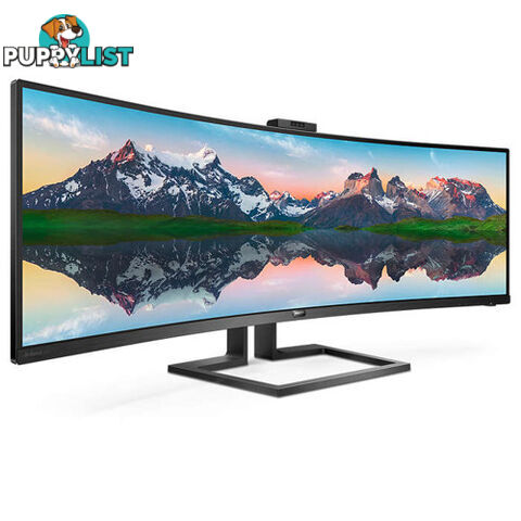 Philips 499P9H1 49IN CURVED 32:9 DUAL QHD SUPERWIDE LED Monitor - Philips - 609585252424 - 499P9H1