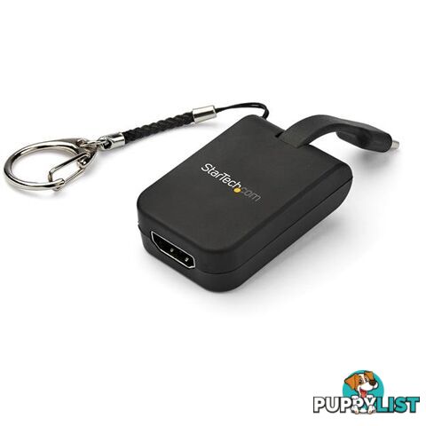 Startech CDP2HDFC Keychain Adapter USB C to HDMI 4K 30 - StarTech - 065030884464 - CDP2HDFC