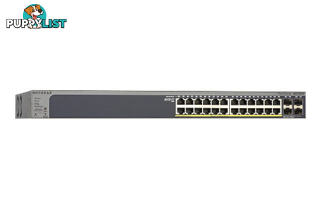 Netgear GS728TP-200AJS 24 Port 190W Gigabit POE+Ethernet Smart Managed Port Switch - Netgear - 606449131635 - GS728TP-200AJS