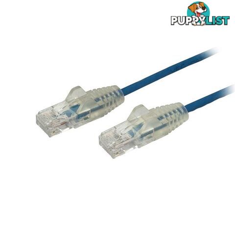 Startech N6PAT200CMBLS Cable Blue Slim CAT6 Patch Cord 2m - StarTech - 065030882767 - N6PAT200CMBLS