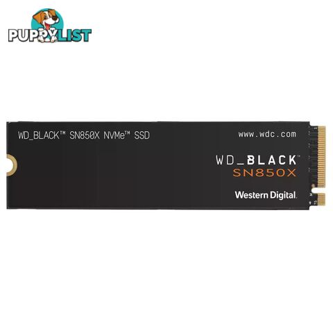 WD WDS200T2X0E Black SN850X 2TB Gen4 NVMe M.2 SSD No Heatsink - WD - 718037891408 - WDS200T2X0E