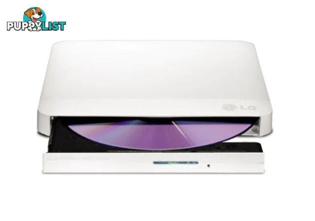 LG GP50NW40 Super-Multi Portable DVD Rewriter White - LG - 8806084581259 - GP50NW40