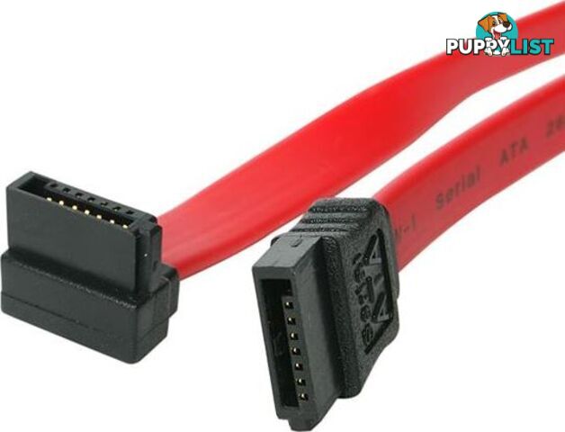 StarTech SATA24RA1 24in SATA to Right Angle SATA Cable - StarTech - 065030805360 - SATA24RA1