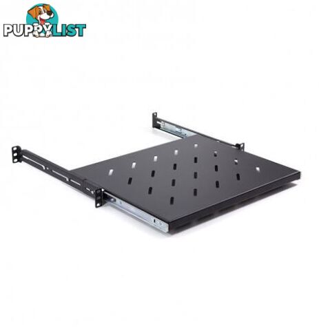 Serveredge SLV-01-SLD600 1RU Sliding Shelf Suitable for 600mm Deep Server Cabinets - Adjustable from 350mm to 480mm - Serveredge - 9352399001214 - SLV-01-SLD600