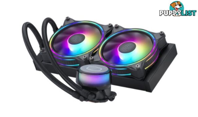 Cooler Master MLX-D24M-A18P2-R1 ML240 Illusion Addressable RGB - Cooler Master - 884102082672 - MLX-D24M-A18P2-R1