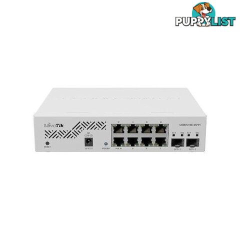 Mikrotik CSS610-8G-2S+IN Cloud Smart Switch 2SPP+ and SwitchOS - Mikrotik - 686162100217 - CSS610-8G-2S+IN