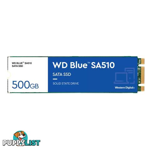 WD WDS500G3B0B Blue SA510 M.2 SATA SSD - 500GB - WD - 718037884714 - WDS500G3B0B