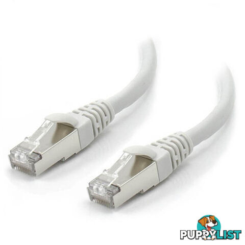 Alogic C6A-1.5-White-SH 1.5m White 10GbE Shielded CAT6A LSZH Network Cable - Alogic - 9350784007643 - C6A-1.5-White-SH