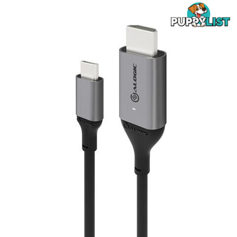 Alogic ULCHD01-SGR 1m Ultra USB-C (Male) to HDMI (Male) Cable - 4K @60Hz - Alogic - 9350784016249 - ULCHD01-SGR