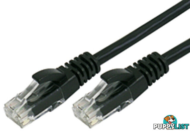 Comsol UTP-01-6B-BLK 1M RJ45 Cat 6 Patch Cable - Black - Comsol - 9332902009340 - UTP-01-6B-BLK