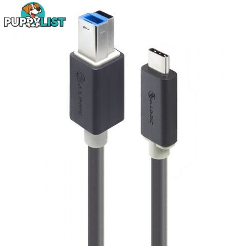 Alogic U3-TCB01-MM USB 3.0 Type-B to Type-C 1m Cable - Alogic - 9350784012432 - U3-TCB01-MM