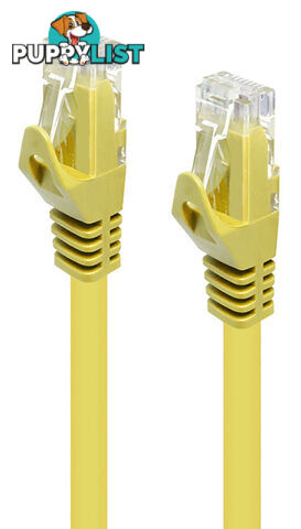 Alogic 0.3m Yellow Cat6 Network Cable C6-0.3-Yellow - Alogic - 9319866000231 - C6-0.3-Yellow