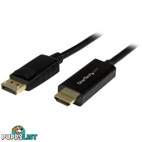 StarTech DP2HDMM5MB 5M DISPLAYPORT To HDMI Converter Cable - StarTech - 065030865395 - DP2HDMM5MB